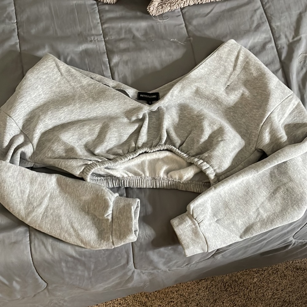 Cropped sweatshirt